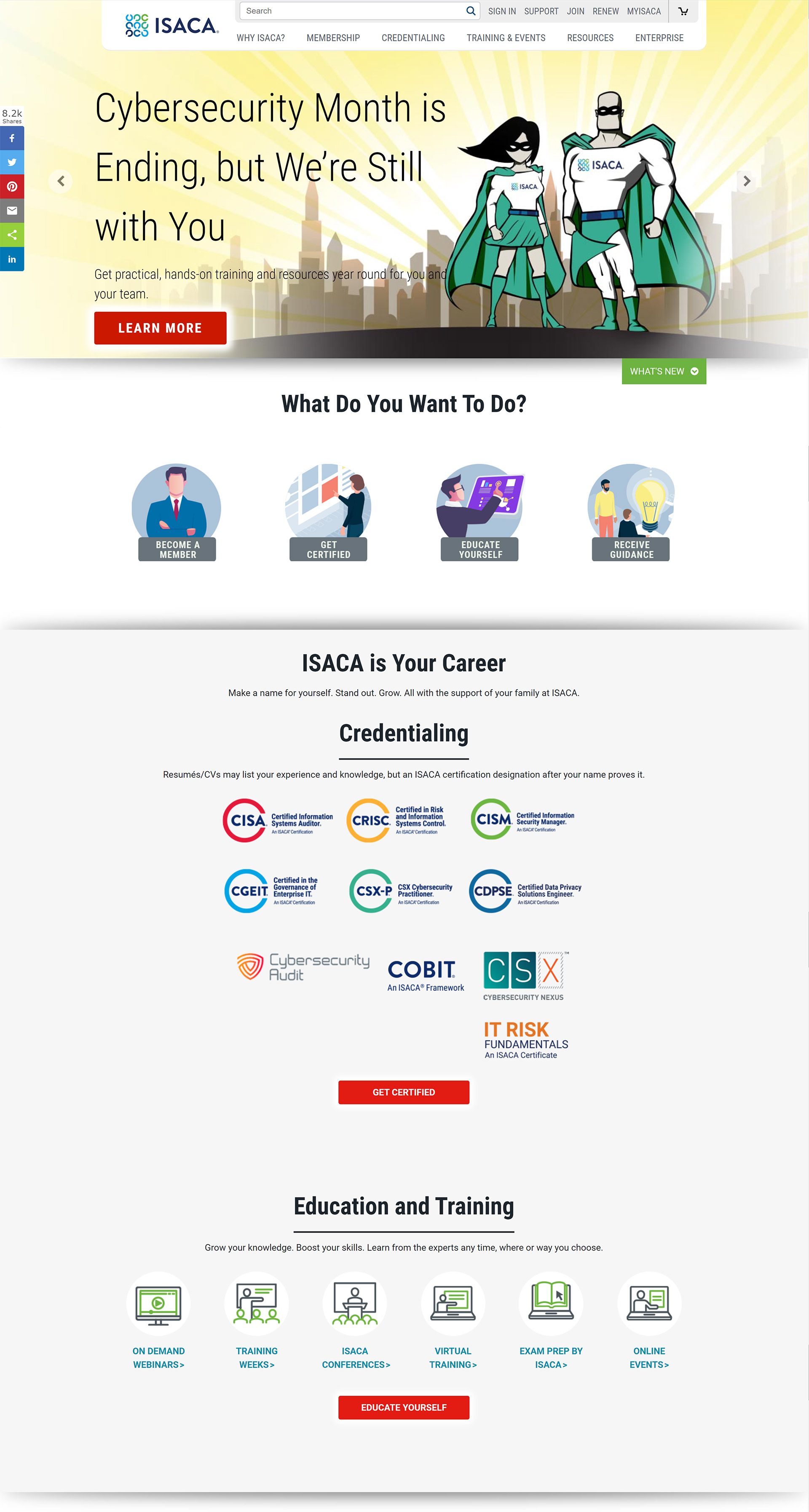 ISACA Website Sitecore Integration