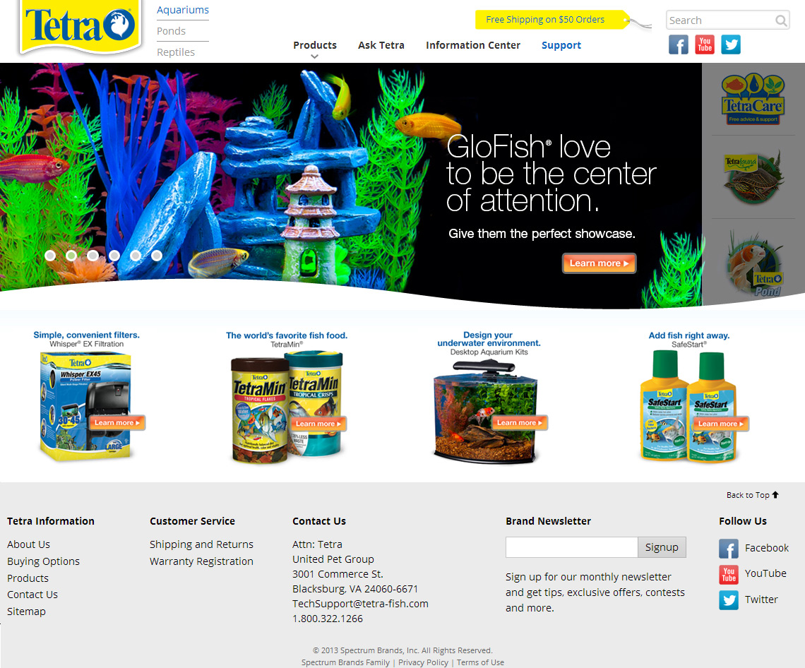Tetra Website